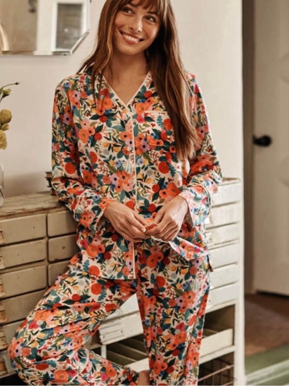 Summersalt x Rifle Paper Co Garden Party Pajamas